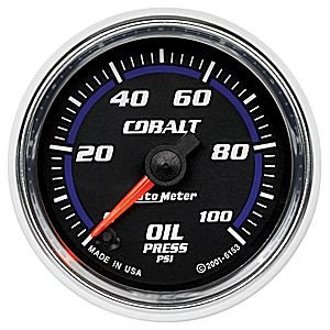 2" Давление масла, 0-100 PSI, FSE, COBALT AUTO METER #6153 Oil Pressure