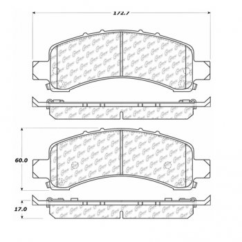 106.09741 Тормозные колодки PosiQuiet Extended Wear CADILLAC, CHEVROLET ; CADILLAC/ESCALADE; CHEVROLET/AVALANCHE1500; CHEVROLET/EXPRESS1500; CHEVROLET/SUBURBAN1500; CHEVROLET/TAHOE