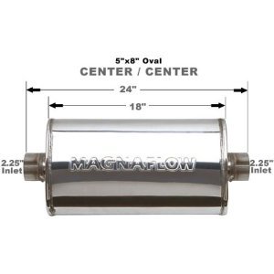 14245 Magnaflow Глушитель прямоточный 18" Body 