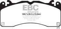 DP53040NDX EBC Brakes колодки тормозные перед FORD Mustang (6th Generation)