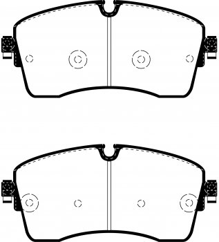 DP42385R EBC Brakes Yellowstuff Тормозные колодки JAGUAR E-Pace; LAND ROVER Discovery Sport, Range Rover Evoque выпуска 2017-2021 года.