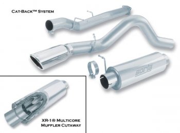 140117 Выпускная система BORLA Настроенный выпуск Chevrolet Silverado, GMC Sierra CHEVROLET,GMC SILVERADO,SIERRA