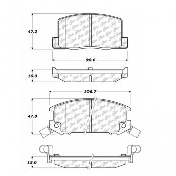 309.03090 StopTech Тормозные колодки Performance Pads 