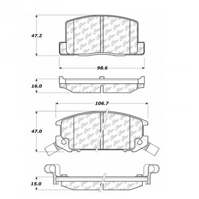 309.03090 StopTech Тормозные колодки Performance Pads 