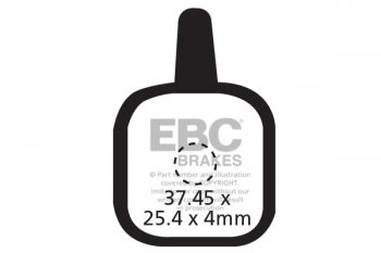 CFA330 EBC BRAKES Organic тормозные колодки 