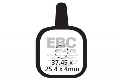CFA330 EBC BRAKES Organic тормозные колодки 