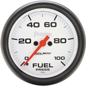 2-5/8" датчик давления топлива, 0-100 PSI, W/O PEAK &amp; VALLEY AUTO METER #5863 Fuel Pressure