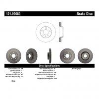 121.99083 Тормозные диски Premium VOLKSWAGEN перед