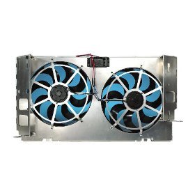 262 Flex-a-Lite Электрический вентилятор 1994-2002 Dodge Cummins diesel   Designed to improve gas mileage, horsepower, torque and air conditioning temperature Features a brushed aluminum shroud Variable speed control module independently operates the fans depending on engine temperature Optional manual switch allows the electric fan to be turned off through water crossings Custom brackets make this a quick to install bolt-on installation.  