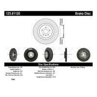 125.61120 Тормозные диски Premium FORD, LINCOLN перед