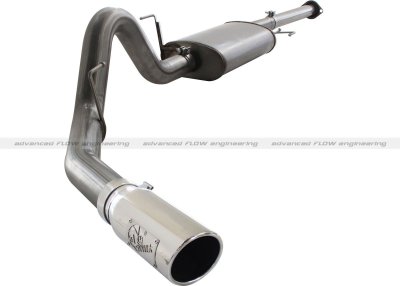 49-43038-P Afe Power Выхлопная система Cat-Back Ford F-150 11-14 V6-3.5L (tt) (насадка хром) 