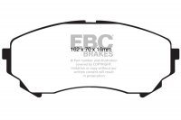 DP1828 EBC Brakes Ultimax2 Тормозные колодки перед  CADILLAC CTS