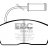 DP606 EBC Brakes Ultimax2 Тормозные колодки перед  HONDA Ballade; ROVER 200
