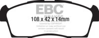 DPX2184 EBC Brakes Ultimax2 Тормозные колодки перед  CITROEN C-Zero; MITSUBISHI i-MiEV; PEUGEOT iOn