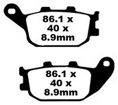 SFA358HH EBC BRAKES Double-H SCOOTER колодка HONDA NSS 