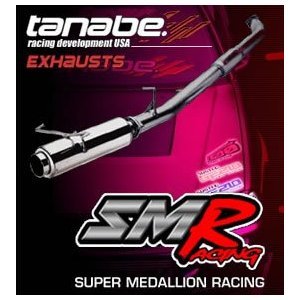 Глушитель - Tanabe T3041Z Глушитель Super Medallion Racing выхлопная система: 2000-2001 Acura Integra; GSR; DC2 chassis; 1997-2001 Acura Integra; Type R; 60mm pipe diameter; 100mm tip diameter