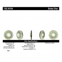 128.34164 Тормозные диски Premium BMW перед левый