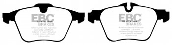 DP21912 EBC Brakes Greenstuff тормозные колодки перед. DAIMLER Super Eight, Super V8; JAGUAR S-Type, XF, XJ выпуска 2006-2019 года