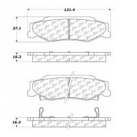 309.07320 StopTech Тормозные колодки Performance Pads CADILLAC,CHEVROLET