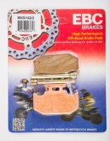 MXS152/2 EBC BRAKES Organic тормозные колодки  SUZUKI DR, RM, RMX; YAMAHA DT, TT, WR, XT, YZ