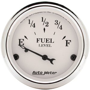 2" датчик уровня топлива, 0 E/90 F, GM, OLD TYME WHITE AUTO METER #1604 Fuel Level