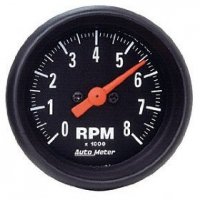 2" тахометр, 8,000 RPM, IN- DASH, ELEC, Z-SERIES AUTO METER #2698