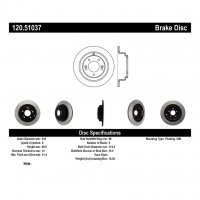 120.51037 Тормозные диски Premium HYUNDAI зад