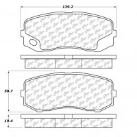 106.12650 Тормозные колодки PosiQuiet Extended Wear