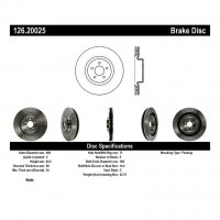 126.20025 Тормозные диски Premium JAGUAR перед правый