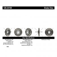 128.34169 Тормозные диски Premium BMW перед правый