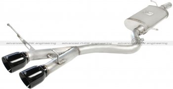 49-36408-B Afe Power Выхлопная система Cat-Back VW Golf R32 2008 V6-3.2L MKV насадки черные 