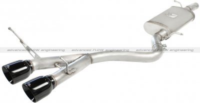 49-36408-B Afe Power Выхлопная система Cat-Back VW Golf R32 2008 V6-3.2L MKV насадки черные 