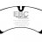 DP61835 EBC Brakes Greenstuff Тормозные колодки PORSCHE Cayenne (92A), Macan; VOLKSWAGEN Touareg (1st Gen)