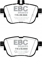 DPX2297 EBC Brakes Ultimax2 Тормозные колодки зад MERCEDES-BENZ E-Class, E Cabriolet, E Coupe, E Estate, E Estate All-Terrain