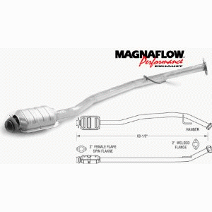 23863 Magnaflow ОЕМ каталитический нейтрализатор (катализатор) DFCV Subaru 