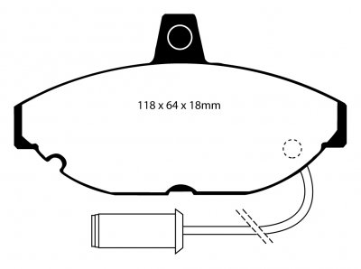 DP3467C EBC Brakes Тормозные колодки 