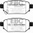 DP23081 EBC Brakes Greenstuff тормозные колодки зад MAZDA 3, CX-3