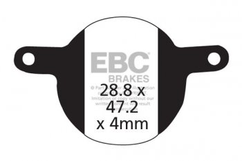 CFA331HH EBC BRAKES Organic тормозные колодки 