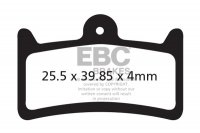 CFA639 EBC BRAKES Organic тормозные колодки