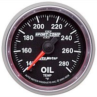 2-1/16" датчик температуры масла, 140- 280`F, FSE AUTO METER #3656