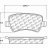 104.13070 Тормозные колодки Posi-Quiet Metallic VOLVO