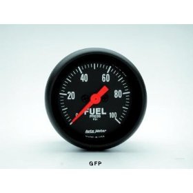 2" датчик давления топлива, 0-100 PSI W/O PEAK &amp; VALLEY, FSE AUTO METER #2663 2663 2 1/16" Z-Series - Fuel Pressure Gauge - Electric - 0-100 PSI