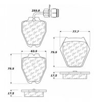 106.08391 Тормозные колодки PosiQuiet Extended Wear AUDI