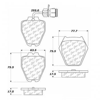 106.08391 Тормозные колодки PosiQuiet Extended Wear AUDI 