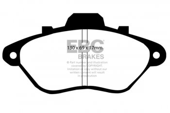 DP794/2 EBC Brakes Ultimax2 Тормозные колодки перед  PEUGEOT 605 выпуска 1989-1991 года