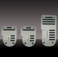 PEDAL PAD 3PC BLK NICKEL