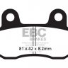 FA323/3HH EBC BRAKES Double-H™ тормозные колодки KAWASAKI SC, SUZUKI, AN