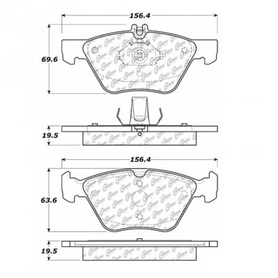 309.07400 StopTech Тормозные колодки Performance Pads   для: MERCEDES BENZ 