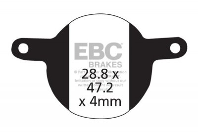 CFA331R EBC BRAKES Organic тормозные колодки 
