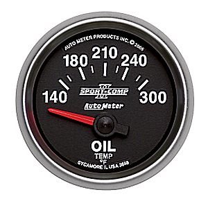 2-1/16" датчик температуры масла, 140- 300`F, SSE AUTO METER #3648 Oil Temperature